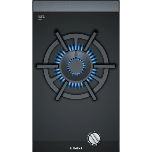 iQ700, Domino gaz, 30 cm, Vitrocéramique, Noir SIEMENS ER3A6AB70