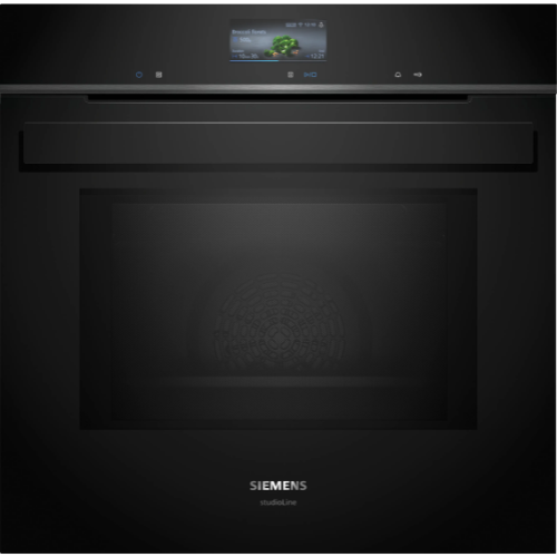 iQ700, Four intégrable avec fonction micro-ondes, 60 x 60 cm, Noir SIEMENS HM976GMB1