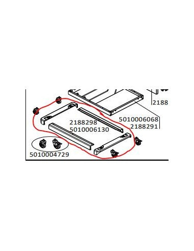 Jupe inférieure noire Campingaz 4 Series Onyx S – 2188298