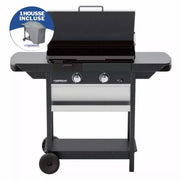 PLANCHA GAZ SUR CHARIOT EX 2 Plus - CAMPINGAZ 3000006755