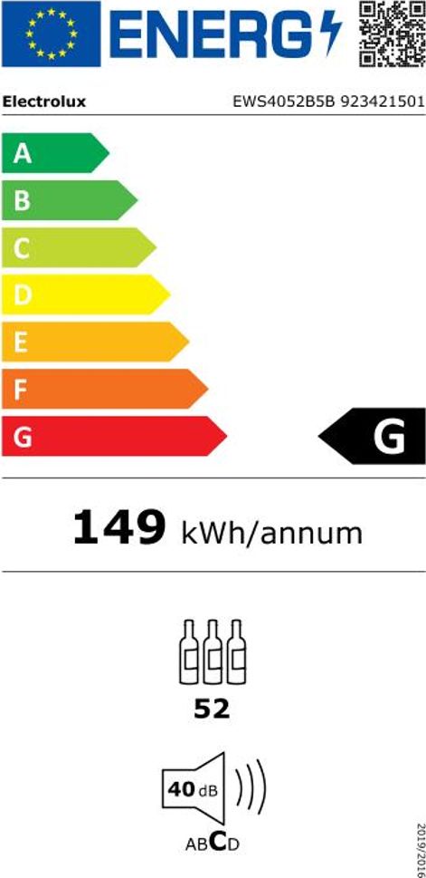 Caves à vin ELECTROLUX EWS4052B5B