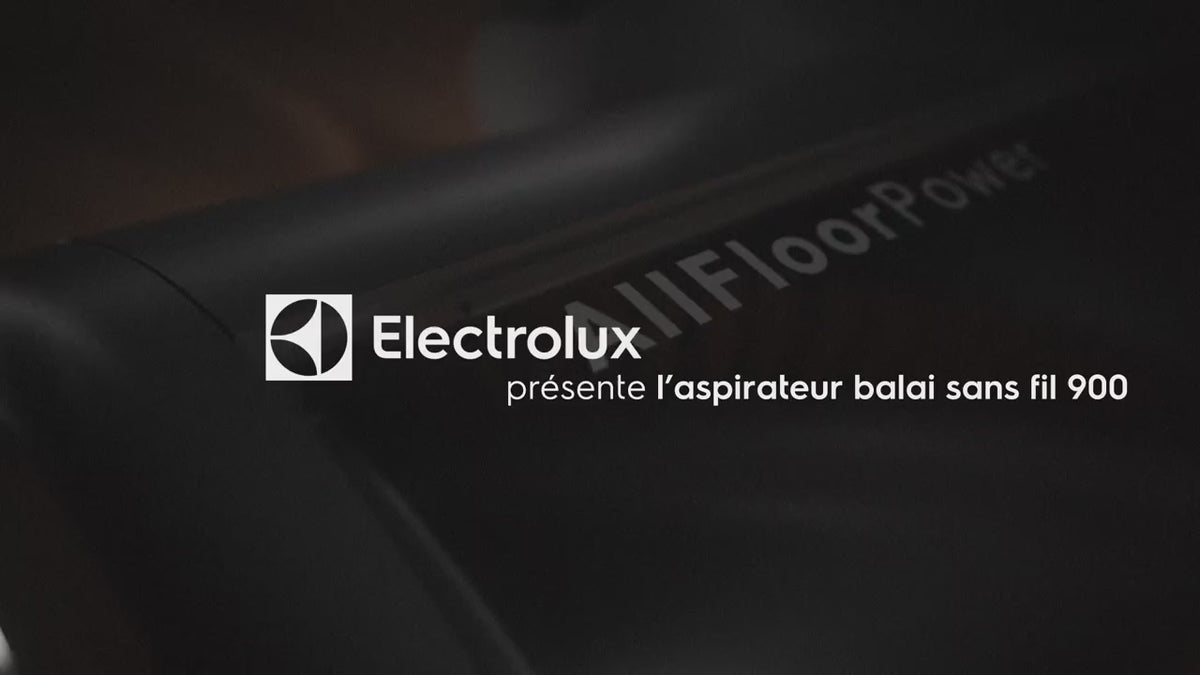 Charger la vidéo : Aspirateur balai sans fil Electrolux 900 EP91B21WET