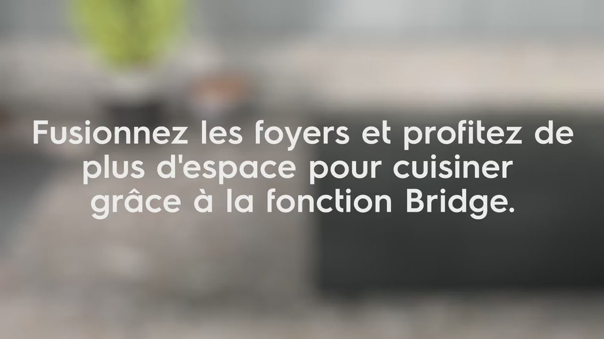 Video laden: Plaque Induction 3 foyers Bridge ELECTROLUX EIV63343