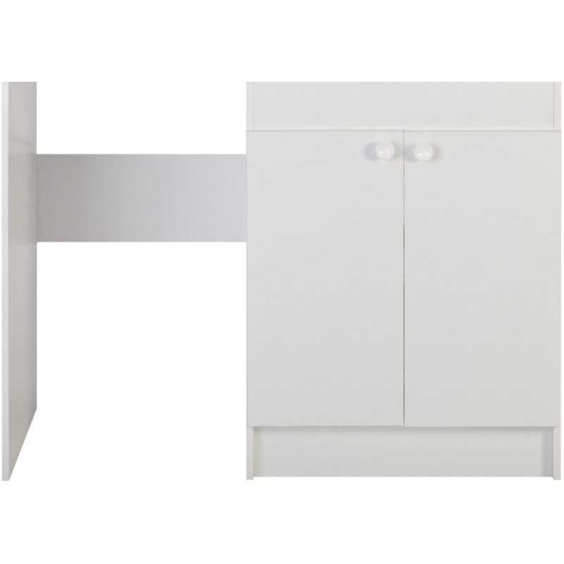 Kitchenette complète 120 cm + domino induction + évier inox réversible + réfrigérateur top 4*120M2P114DI