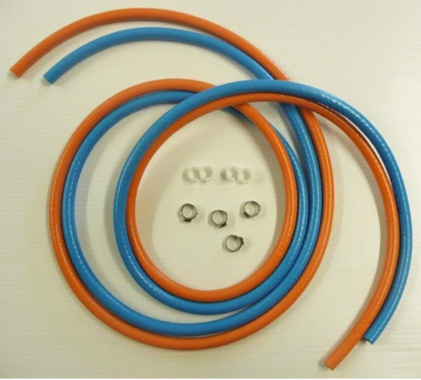 TUYAU O2 BUTANE +COLLIERS+CLIP 1.5M - CAMPINGAZ 17493