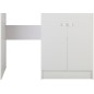 Komplette 120-cm-Gaskochfeld-Küchenzeile + wendbare Edelstahlspüle + 4-Sterne-Kühlschrank mit obenliegendem Gefrierfach 120M2P114DG