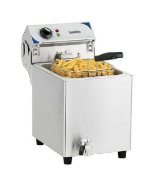 Friteuse électrique avec vanne de vidange 7 litres Casselin CFEV7