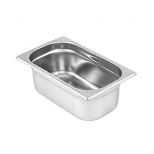 Lot de 3 Bacs Gastronorme 1/4 AISI 304 - 65mm CASSELIN CBG14065