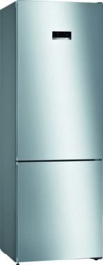 Réfrigérateur combiné inox look Bosh KGN46XLEA