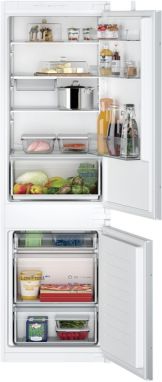 iQ100, Réfrigérateur combiné intégrable, 177.2 x 54.1 cm, Charnières à glissières SIEMENS KI86V5SE0