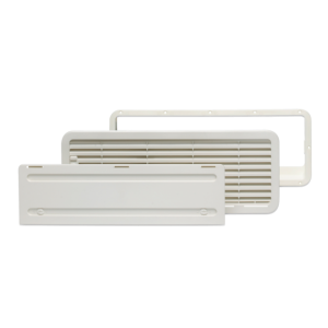 Dometic ABSFRD-VG-200 Grille de ventilation pour les réfrigérateurs à absorption à une porte, bas, blanche
