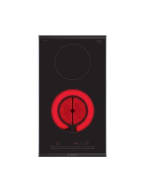 Série 6, Domino électrique, 30 cm, Noir, avec cadre BOSCH PKF375FP2E