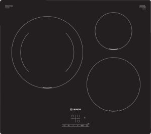 Série 4, Table à induction, 60 cm, Noir, sans cadre BOSCH PIJ611BB5E