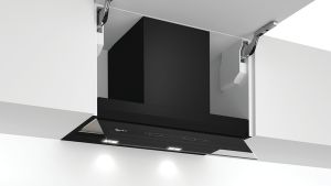  N 70, Hotte design intégré, 60 cm, Noir avec finition en verre NEFF D65XAM2S0