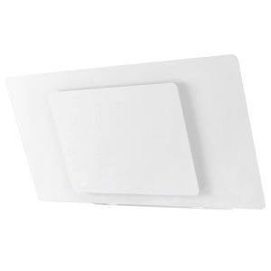 Hotte Murale Inclinée Verre Blanc 90 cm AIRLUX AHW981WH
