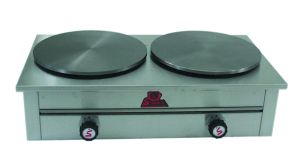 Crêpière gaz double 40cm SOFRACA 20086