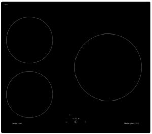 Table de cuisson induction 3 foyers Glem GTI630BK