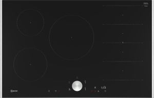 N 90, Table à induction, 80 cm, Noir, avec cadre NEFF T68TTV4L0

