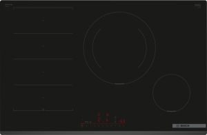  Série 6, Table à induction, 80 cm, Noir, sans cadre BOSCH PXE831HC1E