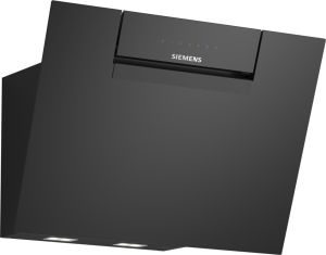 iQ300, Variante d'encastrement de la hotte , 60 cm, Noir avec finition en verre SIEMENS LC67JFN60