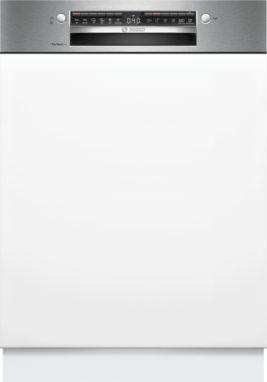  Série 6, Lave-vaisselle encastrable avec bandeau, 60 cm, Acier brossé BOSCH SMI6ZCS10E