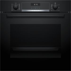 Série 6, Four encastrable, 60 x 60 cm, Noir BOSCH HBG557EB3