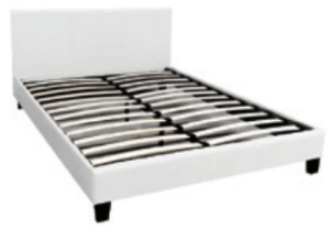 Lit melbourne Blanc 160x200 Eurodesign 712B160