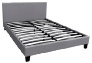 Lit melbourne gris 160x200 Eurodesign 712G160