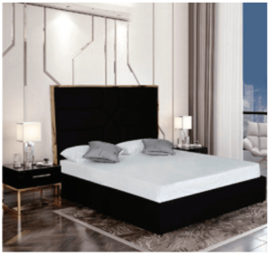 Lit gold mark noir gold 160x200 Eurodesign 727N160