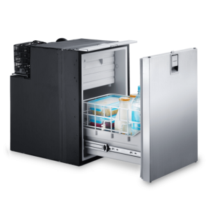 Réfrigérateur à compresseur pour une capacité maximale de 38,5 l, 12/24 V, conception horizontale, ouverture à tiroir avec éclairage intérieur à LED Dometic CoolMatic CRD 50S