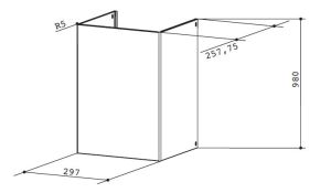 Rallonge de cheminée de Hotte AIRLUX AHACC2