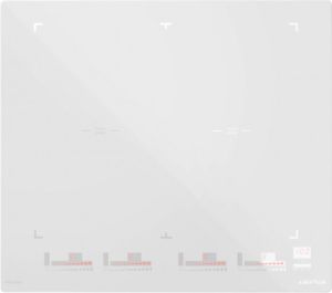 Plaque à induction Blanche Touches sensitives 59 cm Airlux ATIF64WHM
