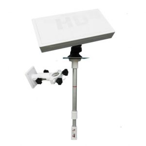 Antenne Satellite SelfSat Plane avec Mât Manuel et Réglable du Skew de l’Intérieur Mictrosat MOBILETV