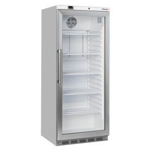 Armoire positive vitrée 600 L Inox Casselin CAPV600L