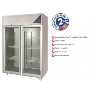 Armoire réfrigérée positive 1400 L - Avec groupe logé - Dalmec DA1400P