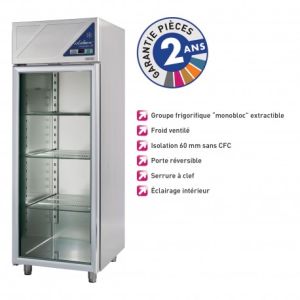 Armoire réfrigérée positive 700 L - Avec groupe logé - Dalmec DA700P