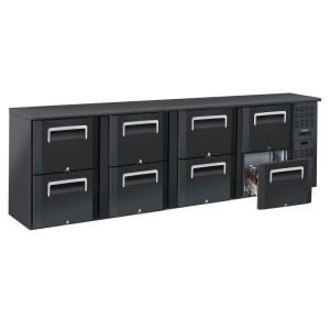 Arrière bar 4 x 2 tiroirs Casselin CAB42T