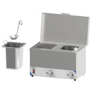 Bain marie à sauce compact 2 cuves CASSELIN CBMSC2H