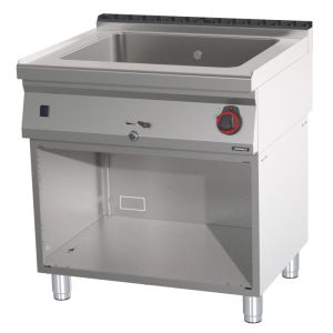 Bain-marie GN 2/1 200 mm avec vanne de vidange et soubassement 80 Casselin C7BM2200V80S