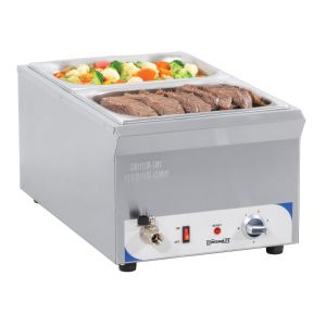 BAIN-MARIE AVEC ROBINET DE VIDANGE GN 1/1 - 150 MM CASSELIN CBMV150