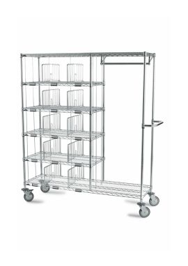 Barre penderie 60 cm pour chariot nominatif Professionnelle APPRO BP60