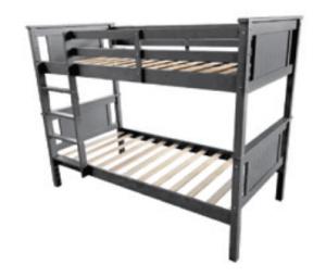 Lit batna gris 90x190 Eurodesign BATNA1+1G