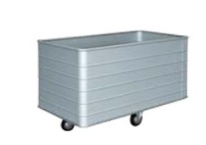 Chariot en aluminium Professionnelle fond fixe, capacité 366 litres APPRO FF366