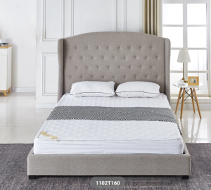 LIT BERGERAC TAUPE 160x200 cm EURODESIGN 1102T160