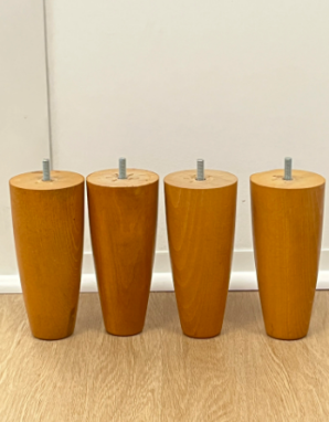 PIED DE SOMMIER OVAL 16cm EURODESIGN PIEDU16cm