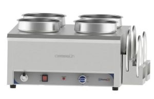Bain-marie à eau à sauce 4 x 7,5L CASSELIN CBMES475