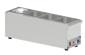 Bain-marie à sauce 4 x GN 1/6 compact CASSELIN CBMS416V