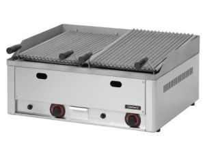 Grill à pierre de lave double CGPLD