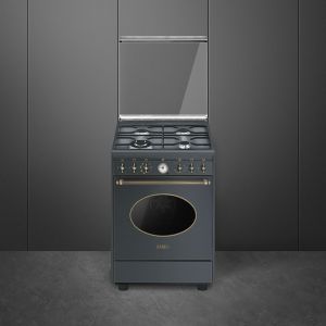 Centre de Cuisson mixte Anthracite SMEG CO68GMA8