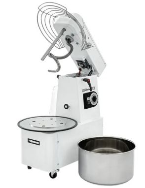 Pétrin à spirale tête relevable et cuve amovible 25Kg CASSELIN CPSTRCA25